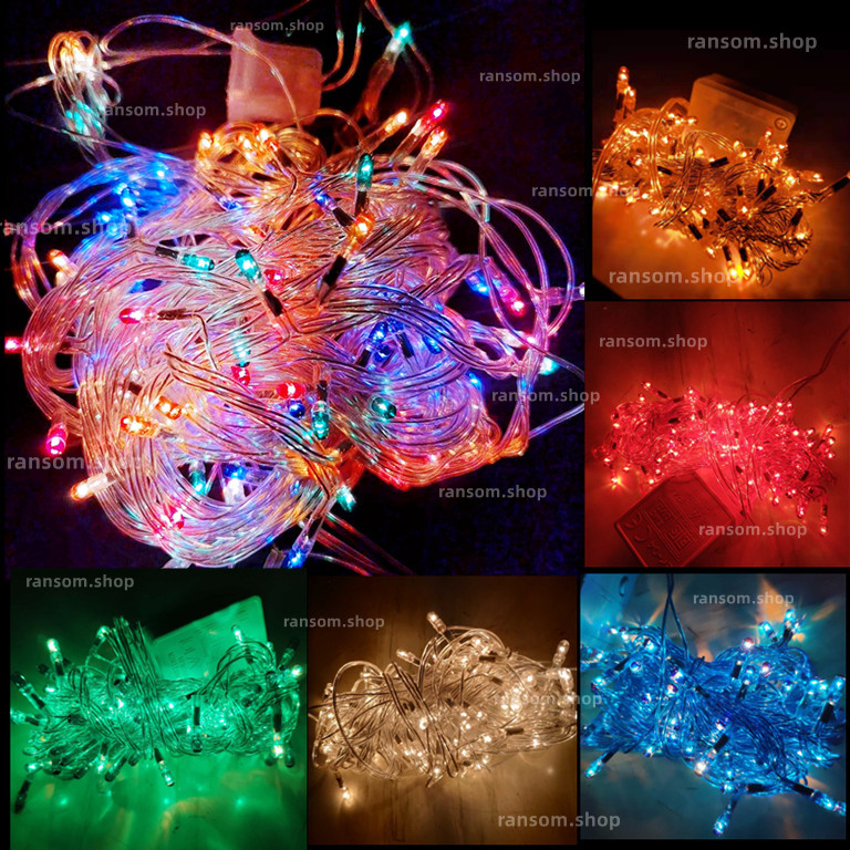 Mabuhay star 100L Christmas light rice bead lamp \ Christmas decorative ...