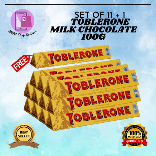 12 SETS OF TOBLERONE MILK CHOCOLATE FLAVOR 100 GRAMS | Shopee Philippines