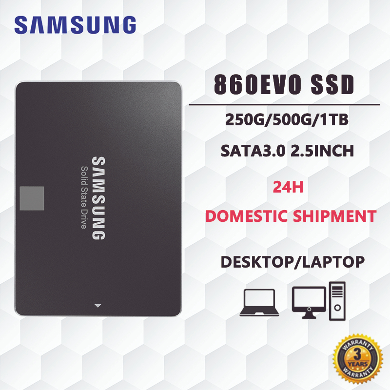 SAMSUNG SSD 860/870 EVO 250GB 500GB 1T Internal Solid State Disk Hard