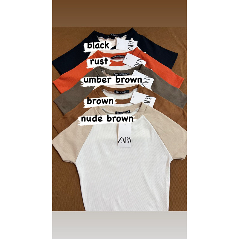 BASIC RINGER TWO-TONE TOP | Shopee Philippines