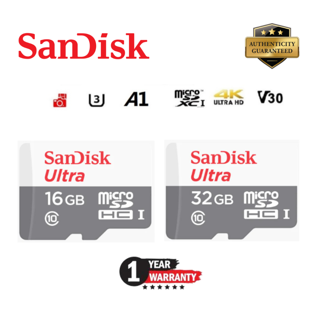SanDisk Micro SD Card 16GB 32GB Class10 Memory Card For Raspberry Pi