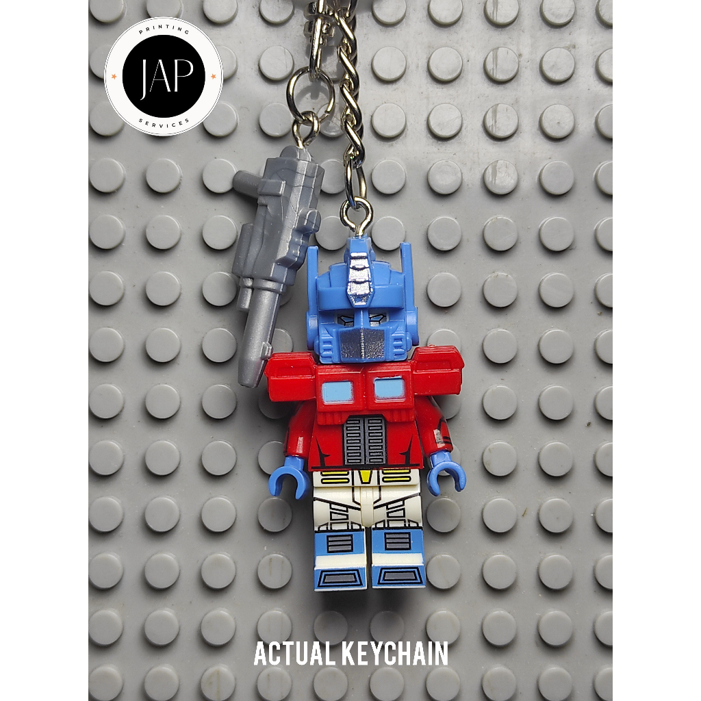 TRANSFORMER AUTOBOTS & DECEPTICONS OPTIMUS PRIME/G1/MEGATRON CUSTOM KEYCHAIN MINIFIGURE Shopee