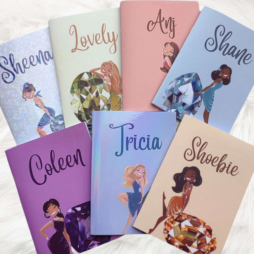 Personalized Notebook with Name Gift Customized A5 Giveaways Set Girl ...