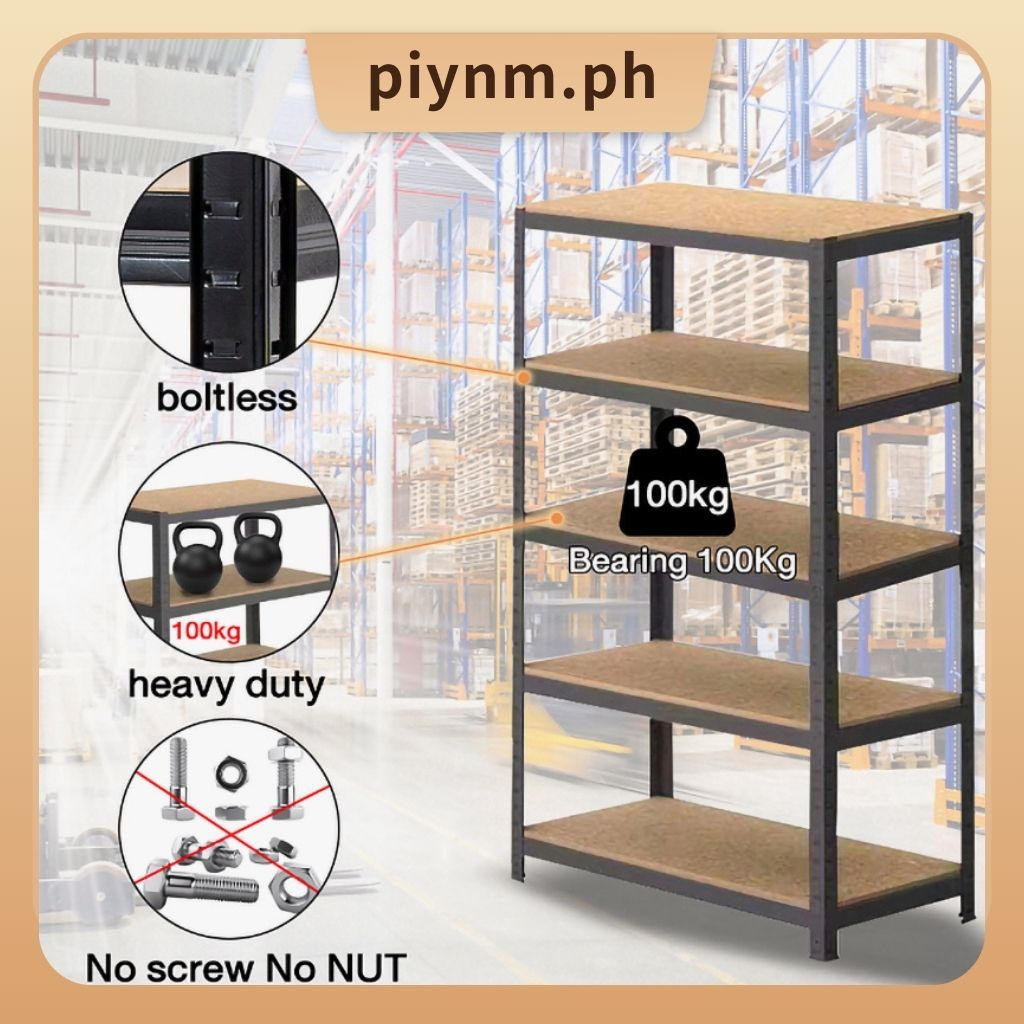 5 Layer Rack Shelves Boltless Rack Organizer Shelf Layer Adjustable