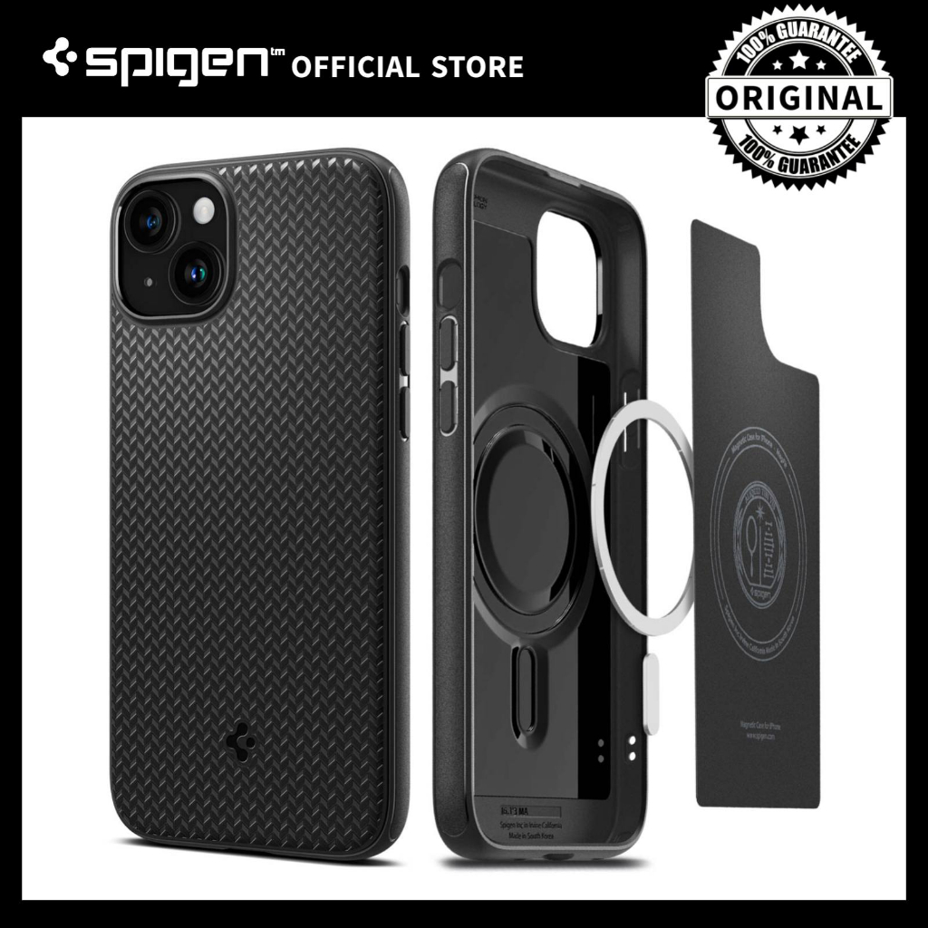 Spigen Rugged Armor Tough Matte Black Case - For iPhone 13 Pro