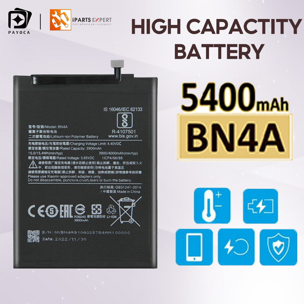 IPARTSEXPERT Original BN4A Battery for Xiaomi Redmi Note 7 Redmi note7 ...