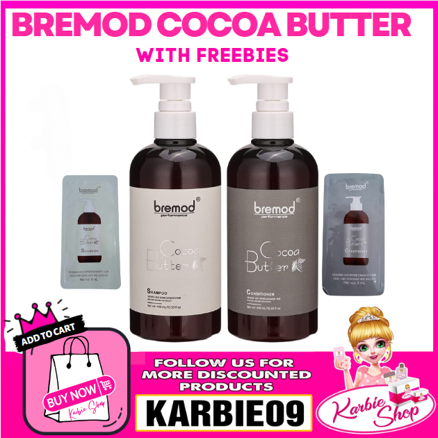 Orig Bremod Shampoo and Conditioner for Damage and Frizzy Hair 400ML