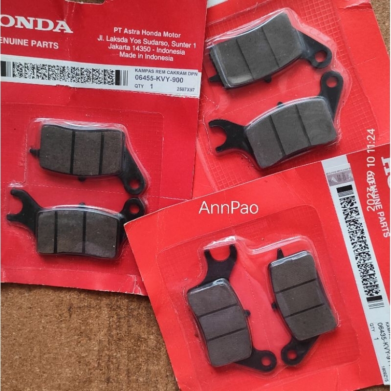 Discpad Front Disc Brake Pad For Honda Beat Caeburetor | Shopee Philippines