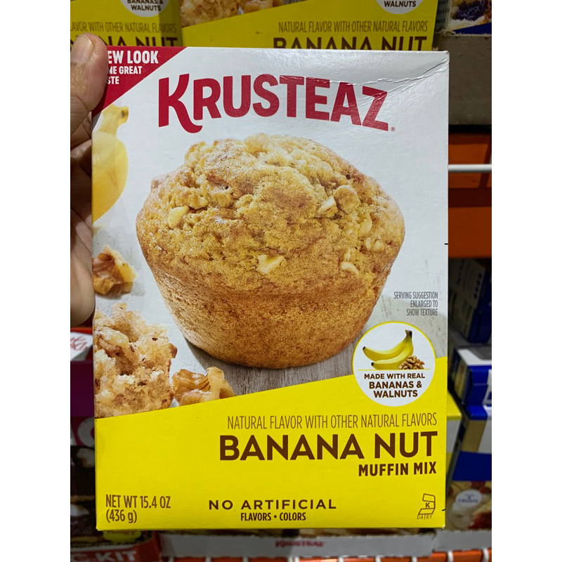 Krusteaz Muffin Mix Banana Nut 438g Shopee Philippines