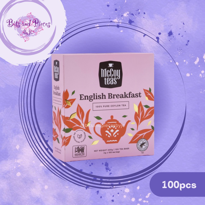 McCoy Teas English Breakfast 100 Teabags | Shopee Philippines