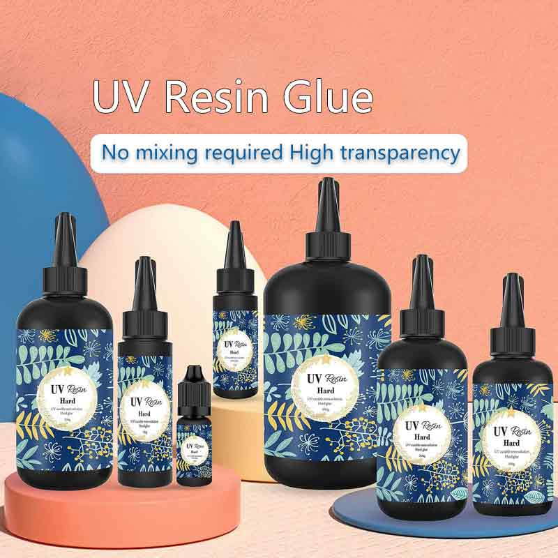 200g Hard UV Resin Glue Crystal Clear Ultraviolet Curing Epoxy Resin