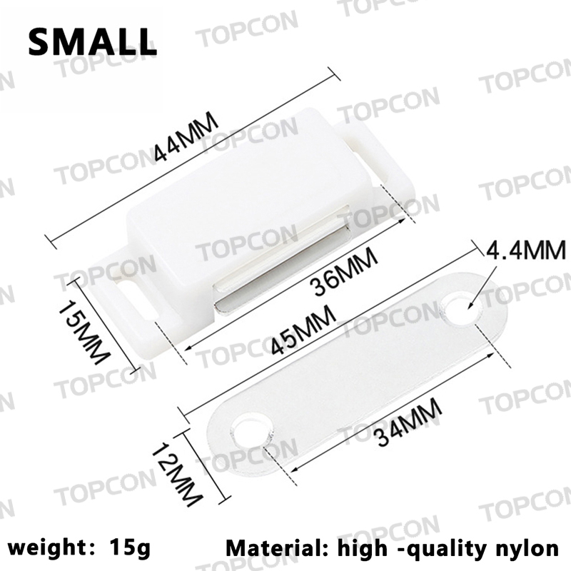 Single/Double Push to Open Hidden door lock For Kitchen