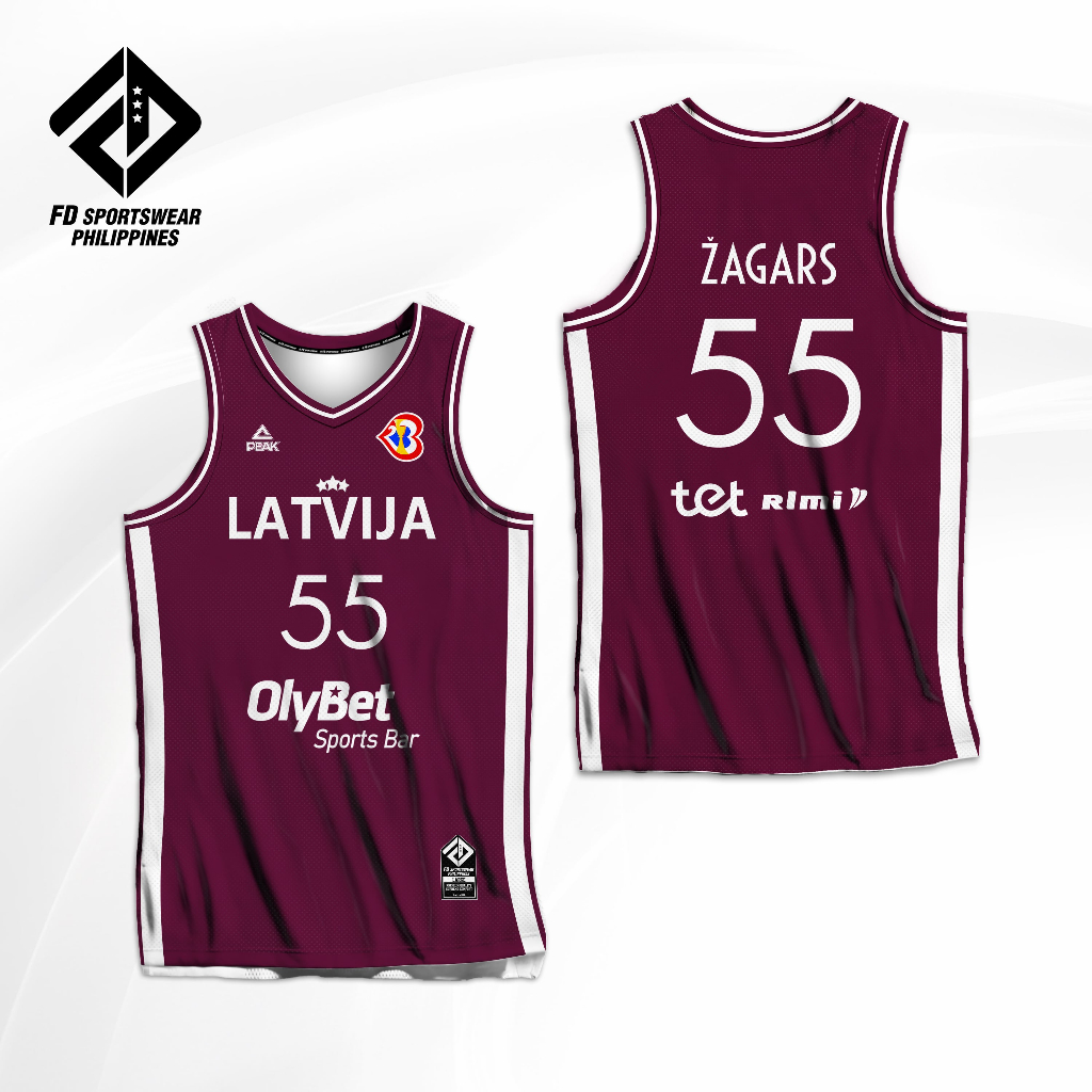 LATVIJA BASKETBALL FIBA WC 2023 ZAGARS GRAZULIS BERTANS SMITS KURUCS