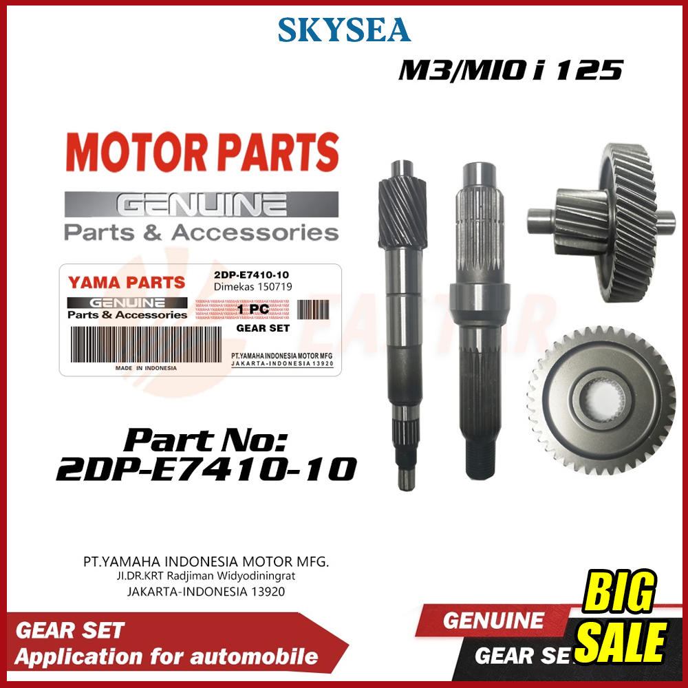 GENUINE Gear Set MIOi125/MIOSOUL i125/M3/GT Shopee Philippines