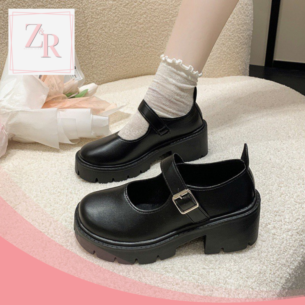 Acquista Scarpe da Donna Lolita Mary Janes con Tacco Spesso Rotonde Fibbia Fiocco Legaccio Kawaii Moda Ladies Cosplay Scarpe Primavera Autunno 46 in Italia a partire da 17