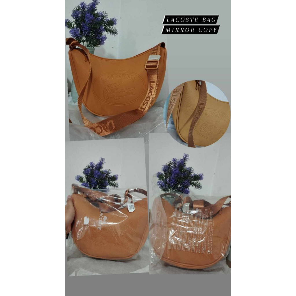 LACOSTE HOBO BAG ONHAND Shopee Philippines