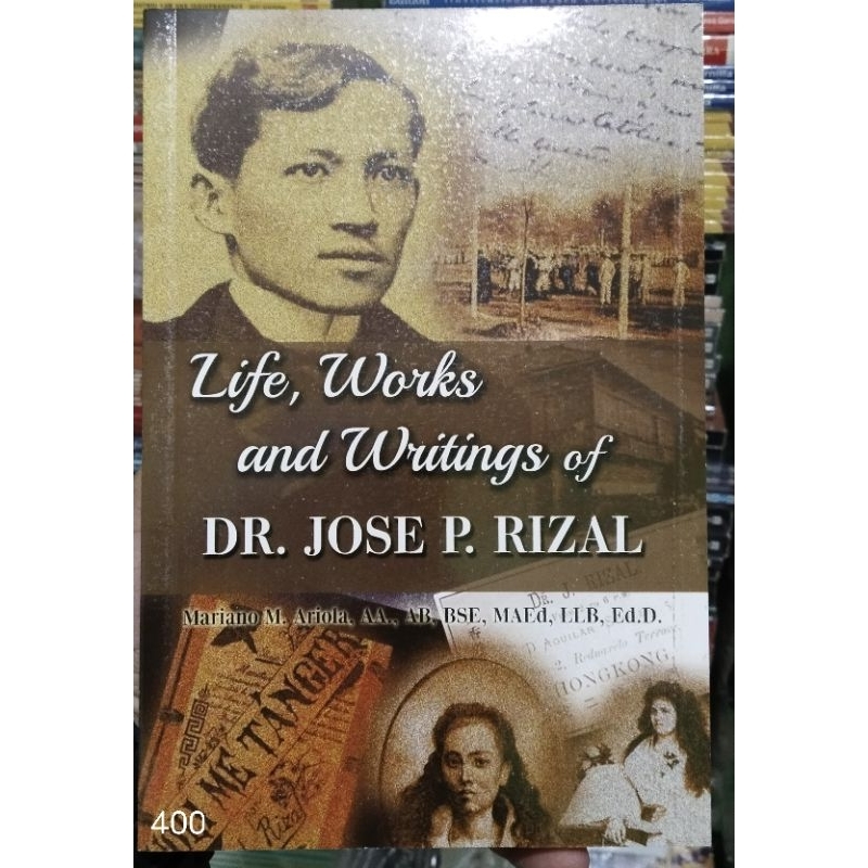 LIFE, WORKS AND WRITING OF DR. JOSE P. RIZAL ( BRAND NEW ) | Shopee ...
