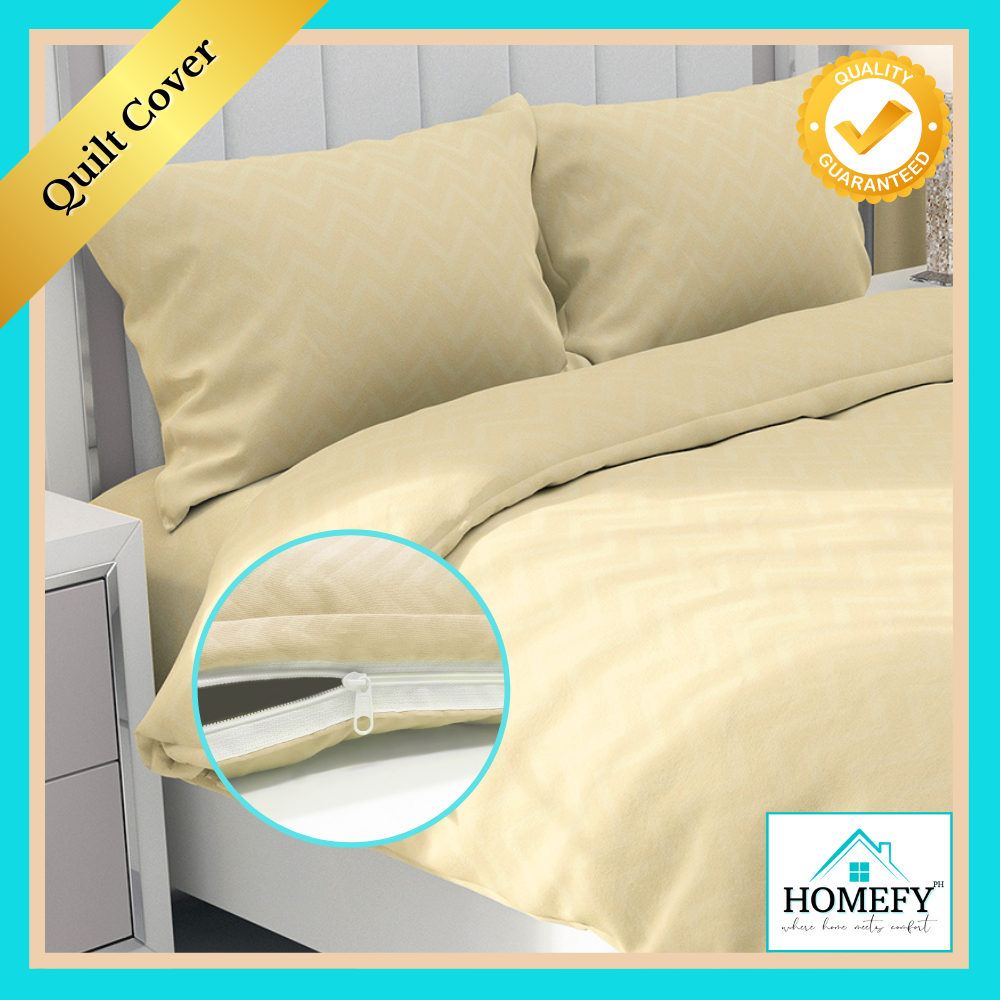 Homefy PH Premium Stripes/Chevron Quilt/Duvet Cover Comforter with