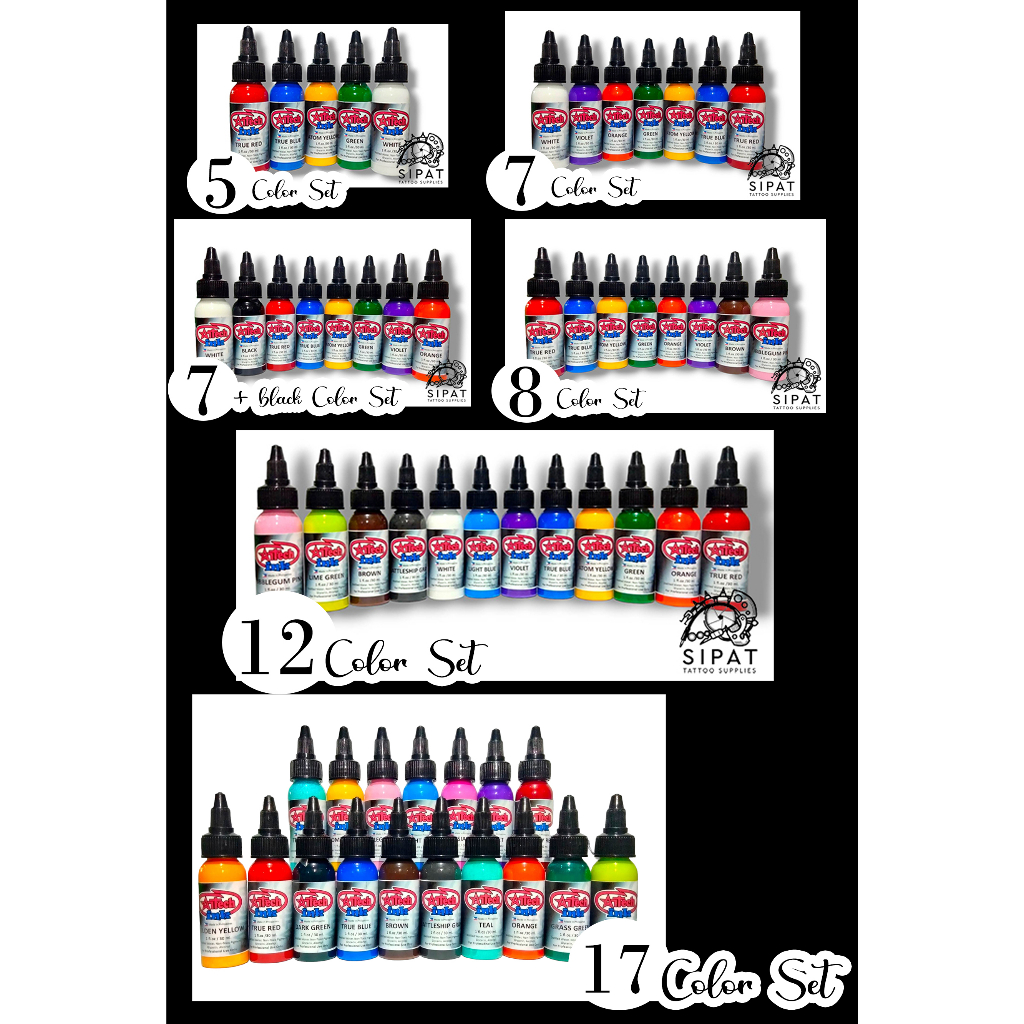 Artech Ink 1oz // 30ml COLOR SETS | Shopee Philippines