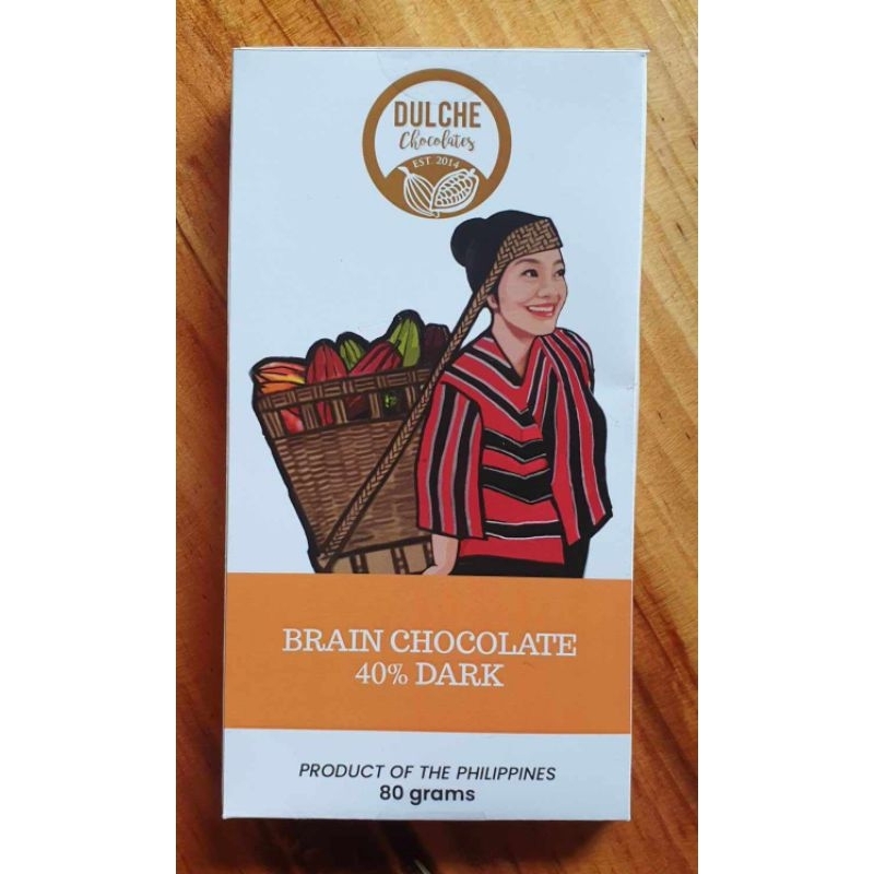 Brain Chocolate 80gPremium Dark Chocolate 40 Healthy Guilt Free Low