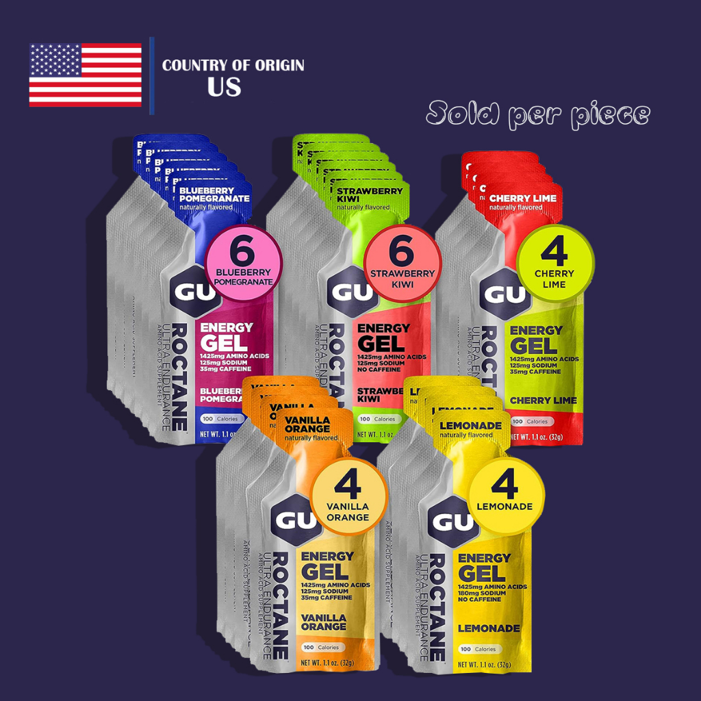 GU Energy Roctane Ultra Endurance Energy Gel, Quick OnTheGo Sports