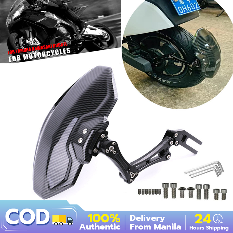 Universal Motorcycle Mudguard Rear Fender Extender Mudflap Mud Splash ...