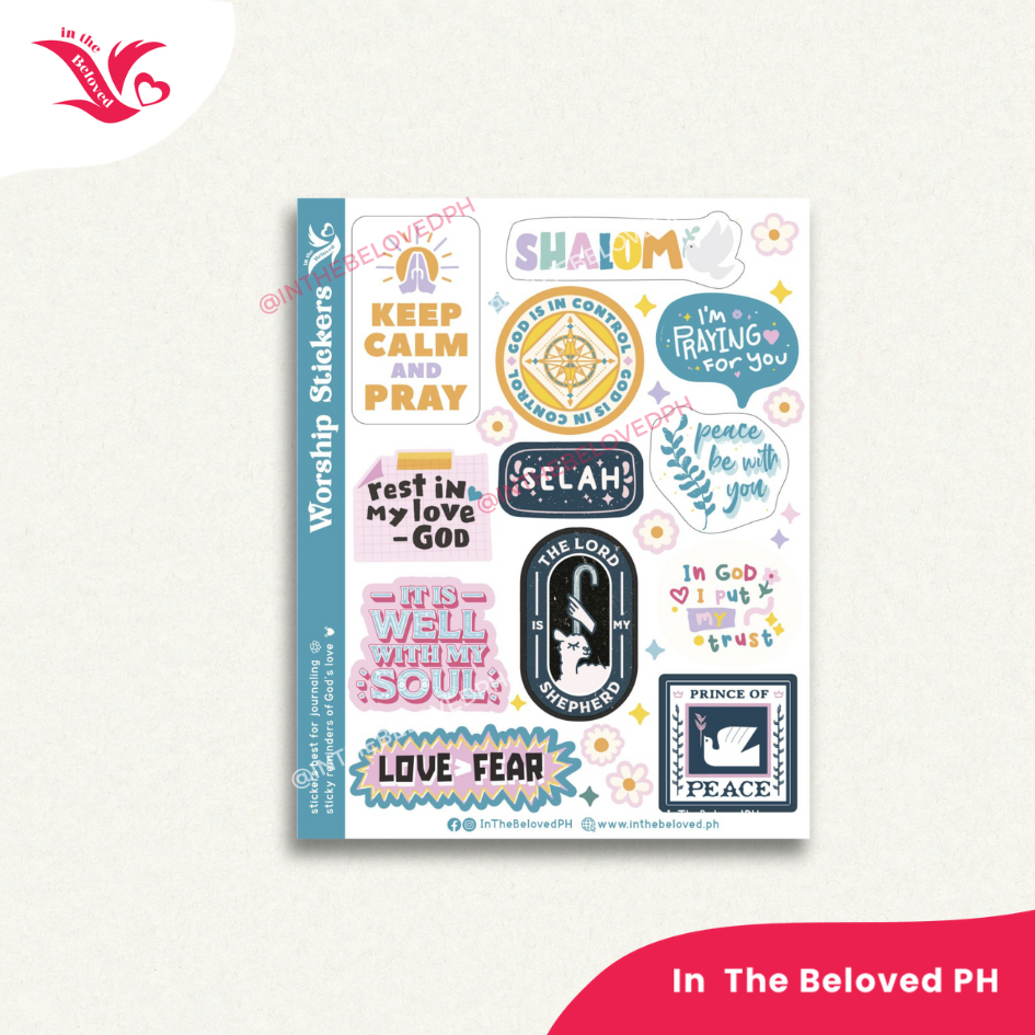 Worship Journaling Stickers for journaling, bullet journaling, note ...