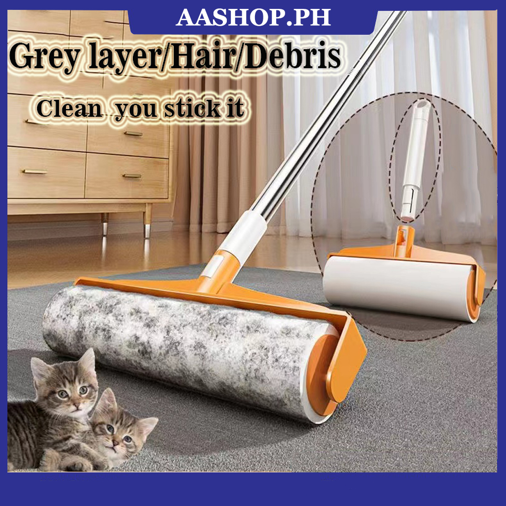 Sticky Lint Roller Long handle Pole cleaning set Shopee Philippines