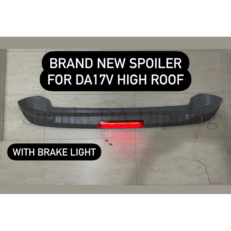 Brand New Spoiler with Brake Light for Suzuki Every DA17V & DA17W High