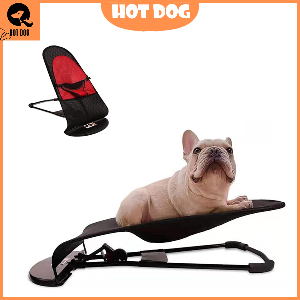 Dog Rocking Chair Portable Cat Rocking Chair, Pet Dog Bed Cat Foldable ...