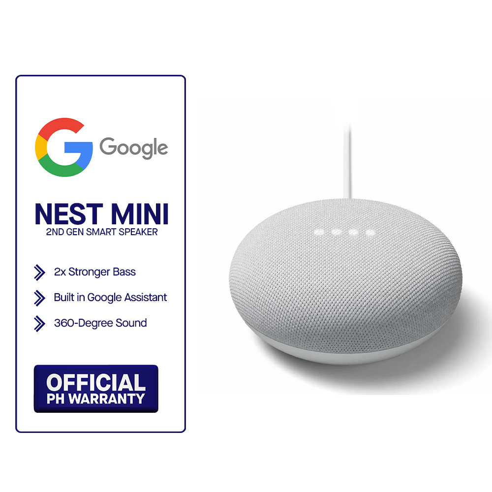 Google Nest Mini 2nd Gen Smart Speaker | Shopee Philippines