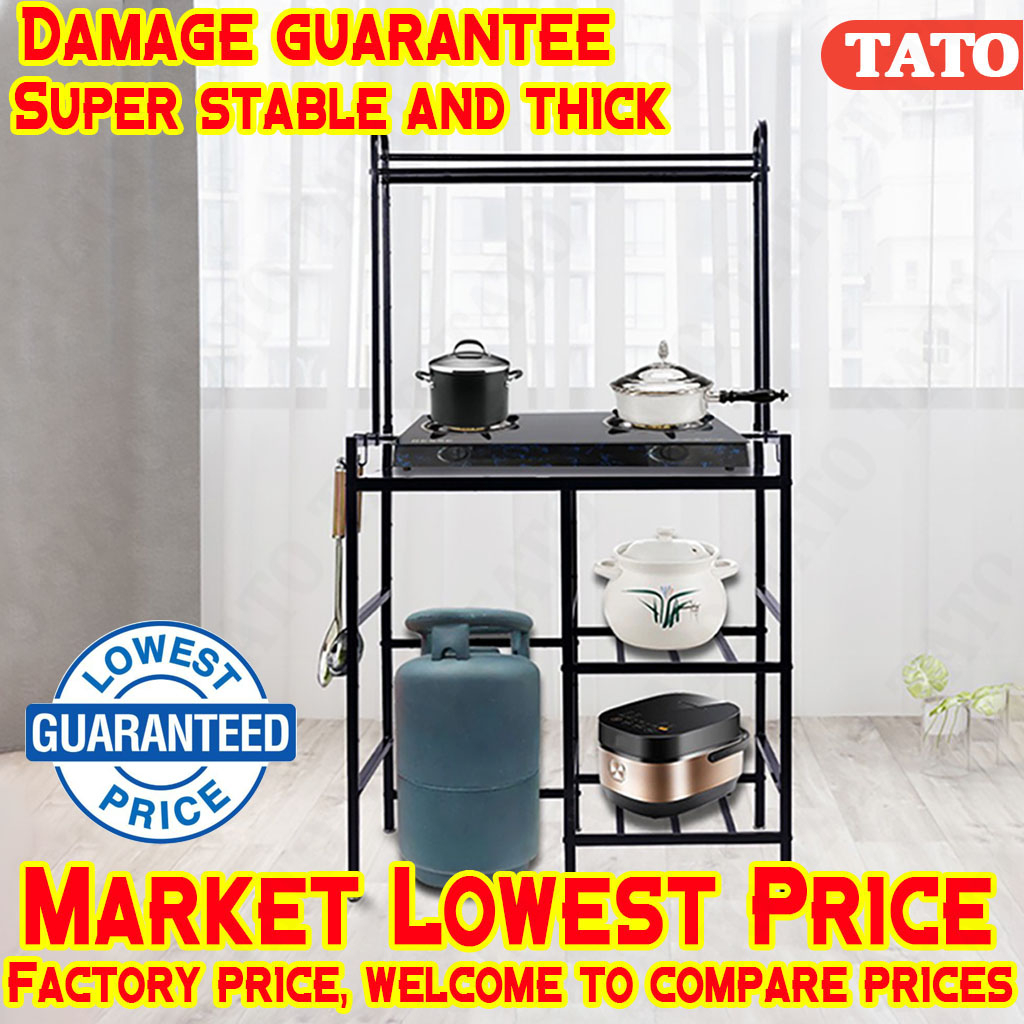 Gas Stove Stand Rack Kitchen Heavy Duty Organizer Stainless Patungan Ng