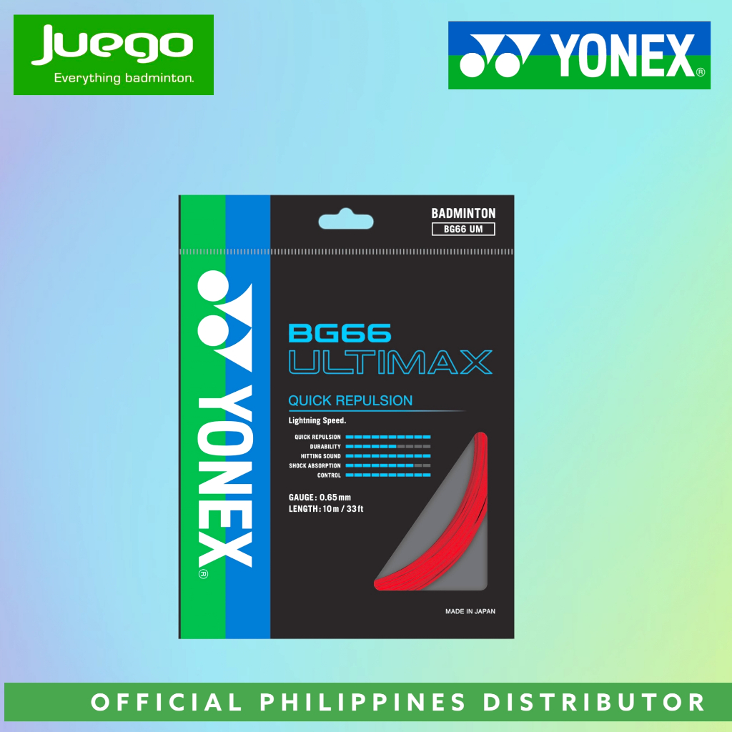 YONEX BG 66 ULTIMAX Badminton Strings Shopee Philippines