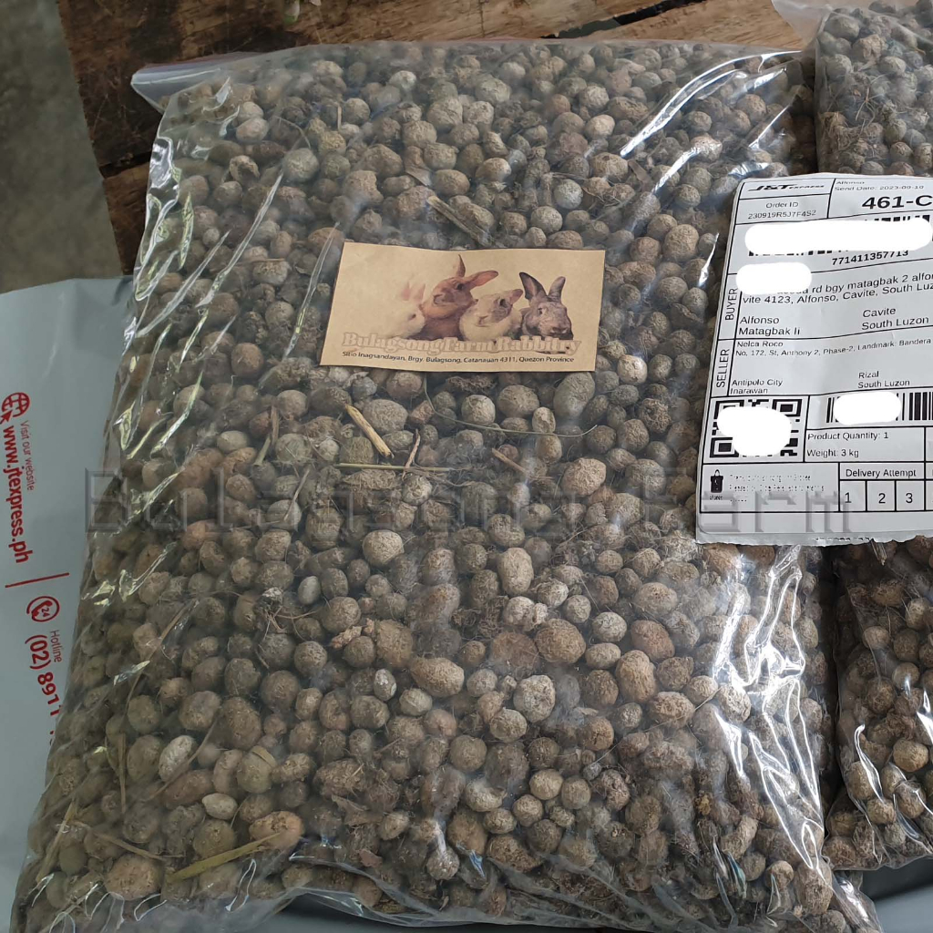 Dried Rabbit Manure for gardening on pots (1kg / 2kg / 3kg) Shopee