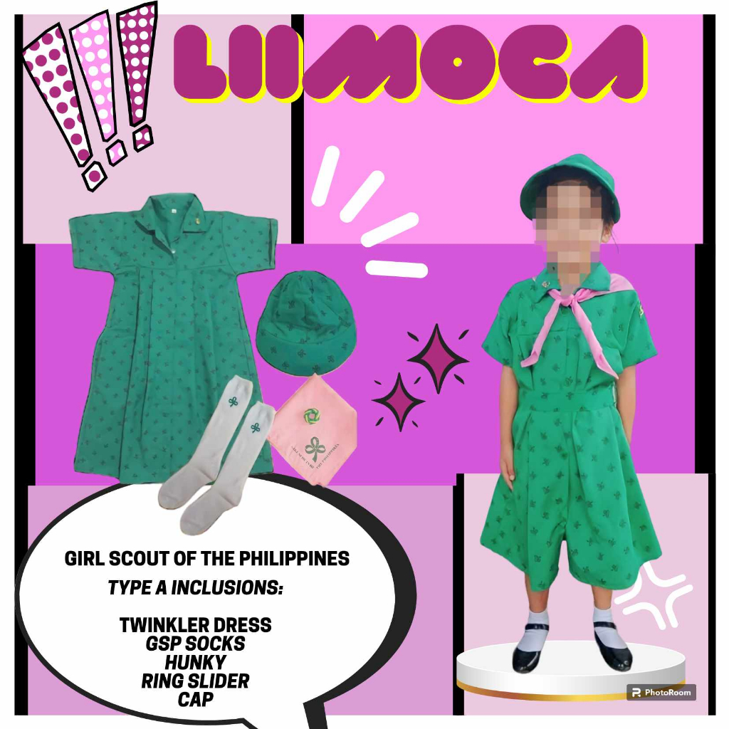 TRUE LANCAO'S GIRLSCOUT OF THE PHILIPPINES UNIFORM/ TYPE A&B/SET ...