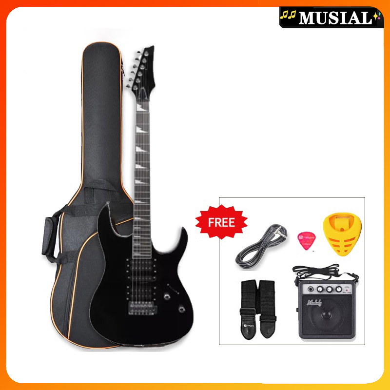 Double Rocker Electric Guitar Professional Metal Electric Guitar With ...