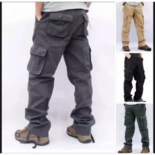 LSB#Fashion Men Outdoor 6 pocket cargo pants