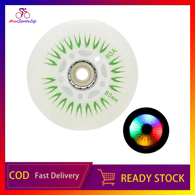 JUMPLAWN Skate Rollen 90a - Langlebige Gummirollen Für Inline Skates & Skateboards