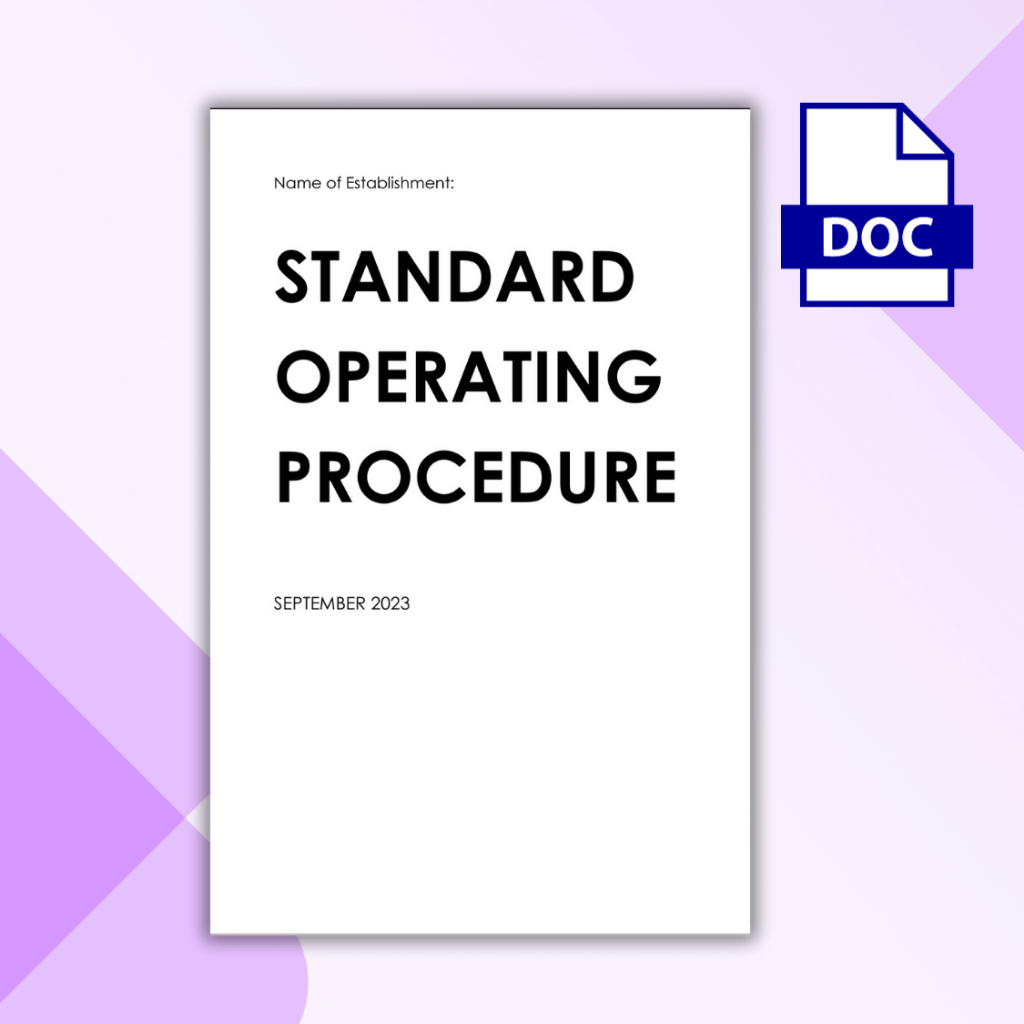 FDA Standard Operating Procedure (SOP) for Pharmacy l Medical Devices Supplier Distributor