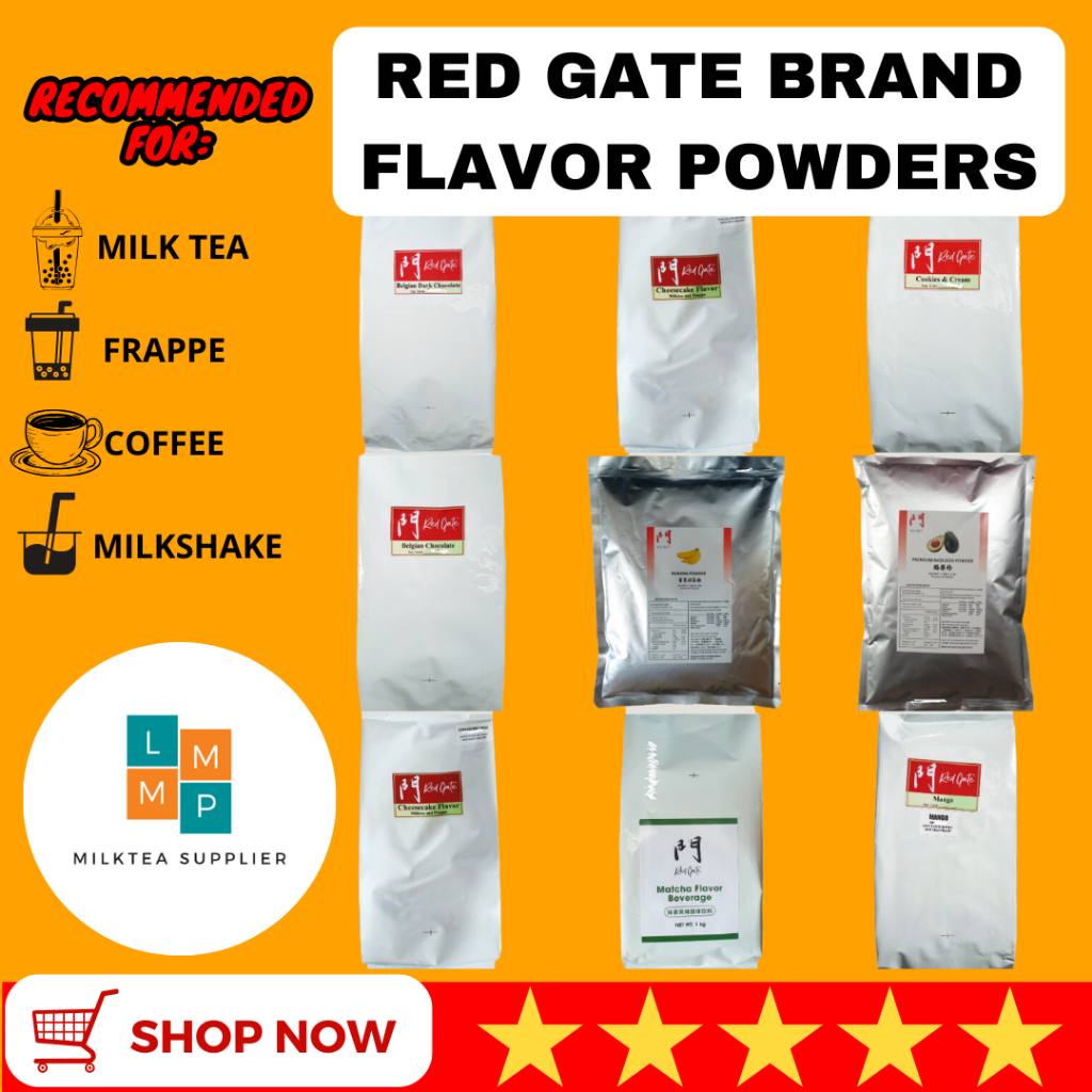 Red Gate Flavor Powders Okinawa Matcha Avocado Banana