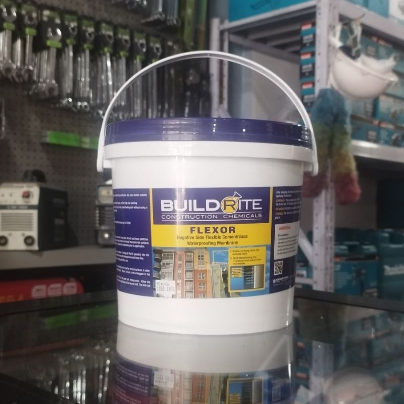 BUILDRITE FLEXOR (5kg) NEGATIVE SIDE CEMENTITIOUS WATERPROOFING 2K