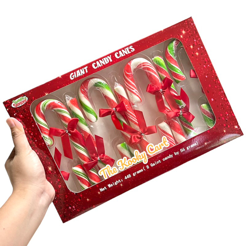 CHRISTMAS GIANT CANDY CANES Edible Sweet Treats Candycane Shopee