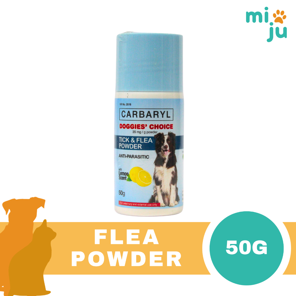 Carbaryl Doggies' Choice Tick & Flea Powder 50g Shopee Philippines