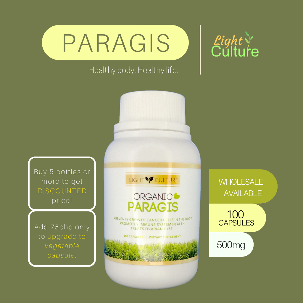 Paragis Capsules Pure/Authentic (100caps/500mg) | Shopee Philippines