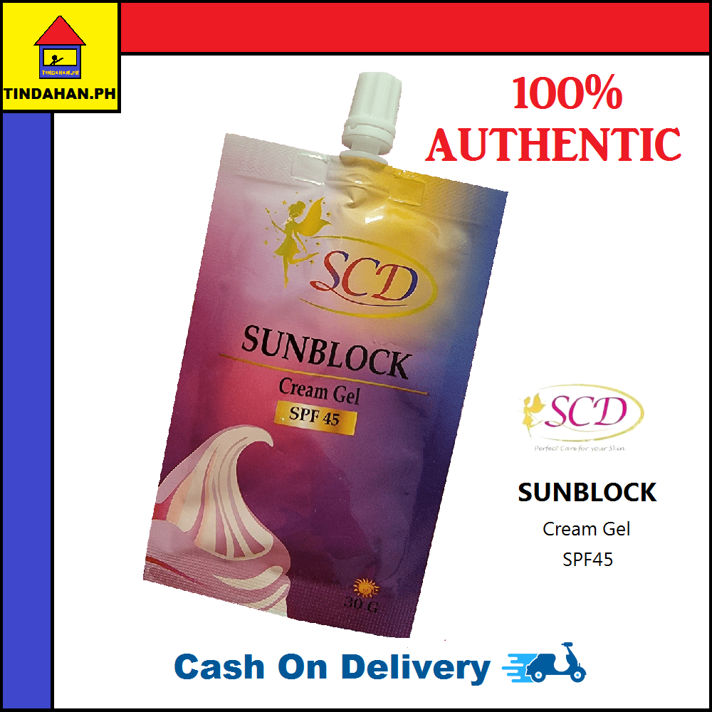 SCD Sunblock Gel SPF 45 (50g) | Shopee Philippines