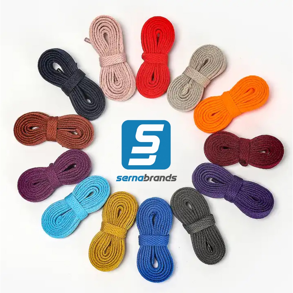SB 130cm Colorful Pair Flat Shoe Laces plastic tips for sneakers 57 ...