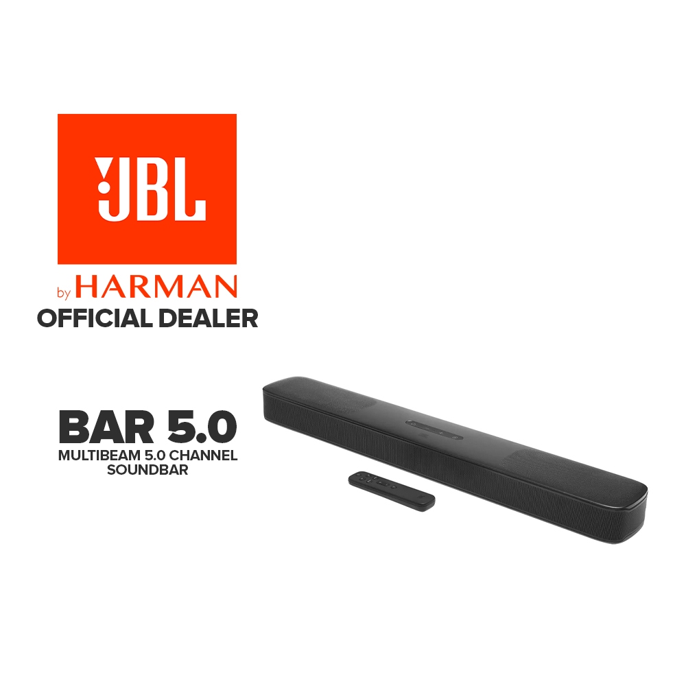 JBL Bar 5.0 MultiBeam 5.0 channel soundbar with MultiBeam™ technology