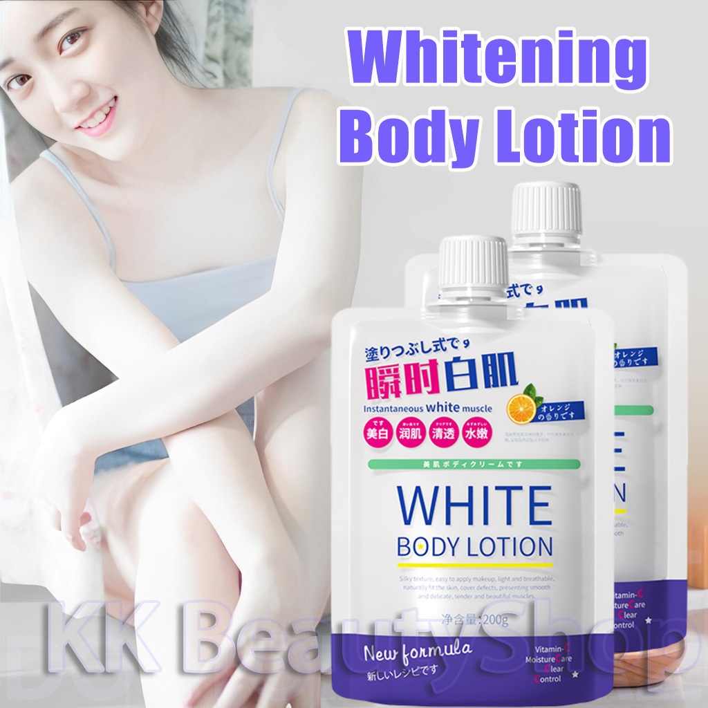 200g Whitening Body Lotion Japanese Niacinamide Cold Whitening Skin Remove Skin Melanin Silky