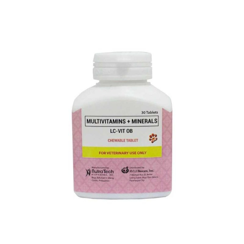 LCVIT OB Tablet Multivitamins for Pregnant Dogs Shopee Philippines
