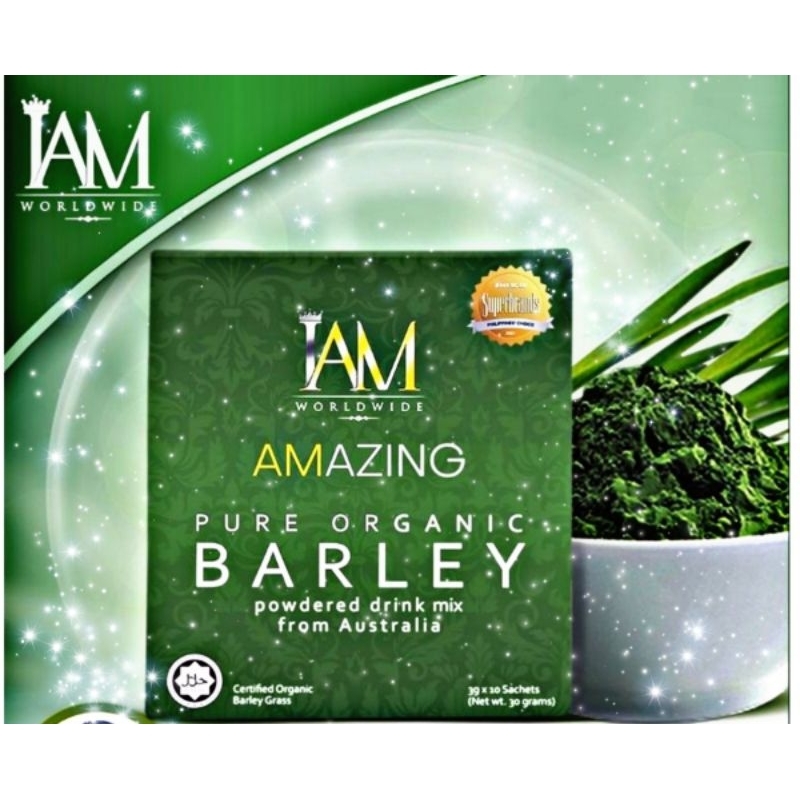 Iam Amazing Barley Grass Pure Organic Powder Shopee Philippines